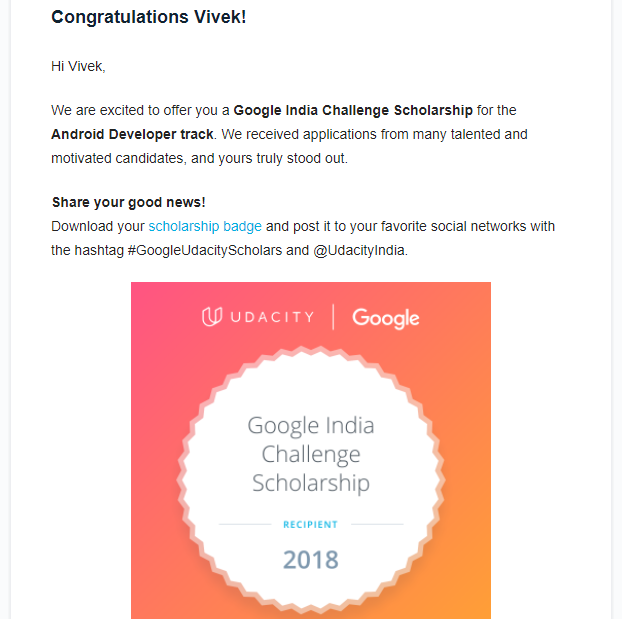 My Journey of Google India Challenge Scholarship
